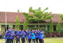 Kegiatan Latihan Gabungan Ekstrakulikuler SMAN 1 DOLOPO