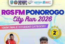 Siswa SMAN 1 Dolopo Raih Juara 2 RGS FM Ponorogo City Run 2026